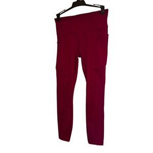 Athleta berry pink stash ll  7/8 leggings- size s
